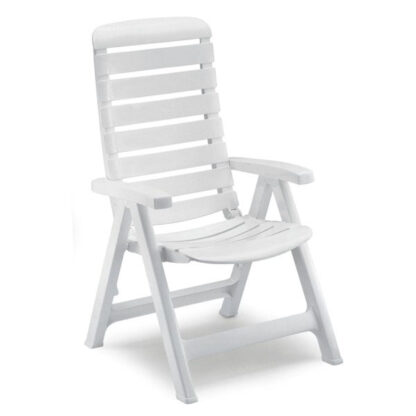POLTRONA RESINA PIEG.CLEOPATRA BIANCA    1125 SCAB 1125 ARREDO GIARDINO SCAB         C SCAB