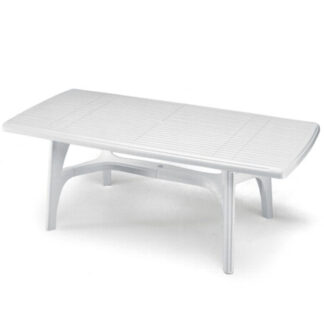 TAVOLO RESINA PRESIDENT BIANCO   200x 95 1072 SCAB 1072 ARREDO GIARDINO SCAB         C SCAB