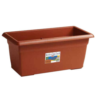 VASO MED RETTANGOLARE COCCIO  60x32 h 28  STEFANPL 84260 VASI PLASTICA                F STEFANPLAST