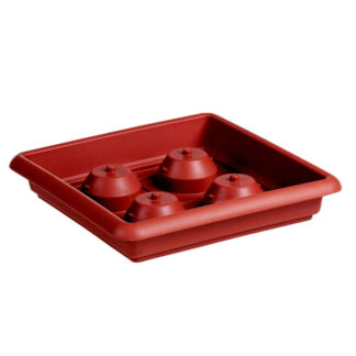 SOTTOVASO MED QUADRO COCCIO 45x45         STEFANPL 91380 VASI PLASTICA                F STEFANPLAST