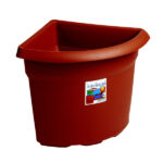 VASO MED ANGOLARE COCCIO 45x45 h 40       STEFANPL 92450 VASI PLASTICA                F STEFANPLAST