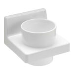 PORTABICCHIERE MURO BIANCO       cm 10x10 ELIPLAST 276/1 PORTABICCHIERI E SPAZZOLINI  C ELIPLAST