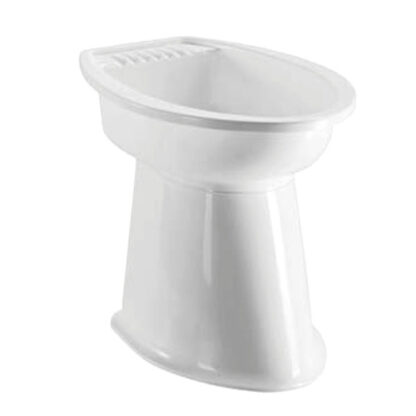 BIDET BASE BIANCO         48x32 h 28 1420M GIGANPL 1420M/BI SANITARI TECNICI             C GIGANPLAST