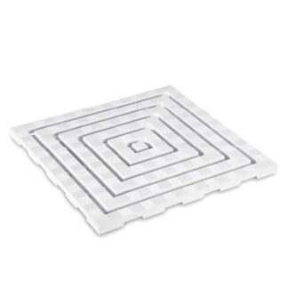PEDANA DOCCIA PLAST.BIANCA cm 50x50 4325P1 GIGANPL 4325P1/BI PEDANE DOCCIA                C GIGANPLAST