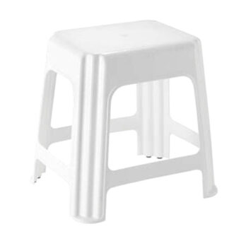 SGABELLO NOVANTA B.CO     42x34 h 42 7590M GIGANPL 7590M/BI SGABELLI DOMESTICI           C GIGANPLAST