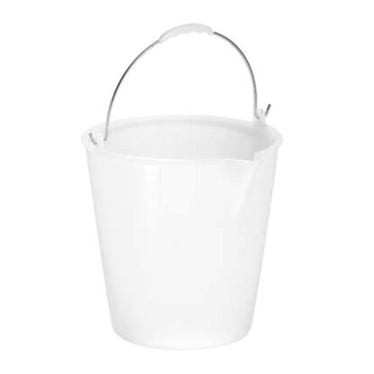 SECCHIO POLIETILENE BIANCO BEC.l 18 7250P5 GIGANPL 7250P5 SECCHI                       C GIGANPLAST