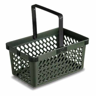 CESTINO GARDEN VERDE          45x28 h 21  STEFANPL 65710 CESTINI PORTAOGGETTI         C STEFANPLAST