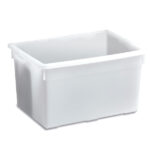 BACINELLA RETTANGOLARE    l 75 62x45 h 35 STEFANPL 60900 BACINELLE INDUSTRIALI        C STEFANPLAST