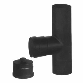 GOMITO T ACCIAIO   8 NERO           2MM PELLET ALA Y40 300 150 304 TUBI PELLET                  F ALA
