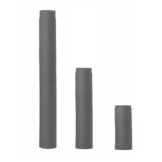 TUBO ACCIAIO  8x 25 GRIGIO          2MM PELLET ALA Y25 100 150 130 TUBI PELLET                  F ALA