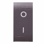 FRUTTO COMFORT INTERRUTTORE BIPOLARE     ANTRACITE 7713.2 FRUTTI E SUPPORTI            F MARLANVIL