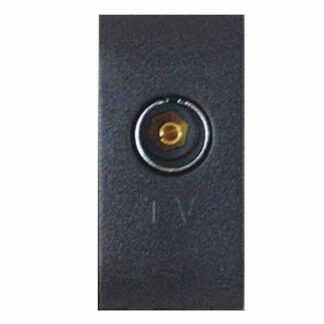 FRUTTO COMFORT PRESA TV mm 9,5 FEMMINA   ANTRACITE 7758 FRUTTI E SUPPORTI            F MARLANVIL