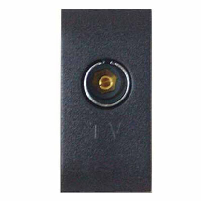 FRUTTO COMFORT PRESA TV mm 9,5 FEMMINA   ANTRACITE 7758 FRUTTI E SUPPORTI            F MARLANVIL