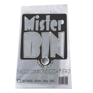 SACCO IMM.NERO            50x 62 g 17 Pz 20 MR.BIN SP50X62C20MACH SACCHI IMMONDIZIA            C MISTER BIN