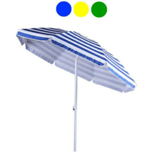 OMBRELLONE ACCIAIO COT.BIA/BLU     200 VETTE 05142  OMBRELLONI SPIAGGIA          C VETTE