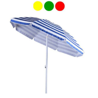 OMBRELLONE ACCIAIO TNT BIA/BLU     180 VETTE 05138  OMBRELLONI SPIAGGIA          C VETTE