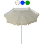 OMBRELLONE ACCIAIO POLIESTERE NOVARA ECRU      200 112 OMBRELLONI SPIAGGIA          C MAFFEI
