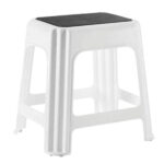 SGABELLO NOVANTA B.CO AS  42x34 h 42 7595M GIGANPL 7595M/BI SGABELLI DOMESTICI           C GIGANPLAST