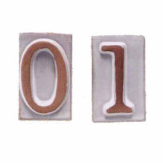 NUMERO CIVICO VASARTE TERRACOTTA 5          TELCOM T3109/5 TERRACOTTA ARREDO ESTERNO    C TELCOM