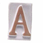 LETTERA CIVICA VASARTE TERRACOTTA A         TELCOM T3109/A TERRACOTTA ARREDO ESTERNO    C TELCOM