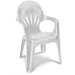 SEDIA RESINA BRACC.STELLA DI MARE BIANCA 1190 SCAB 1190 ARREDO GIARDINO SCAB         C SCAB