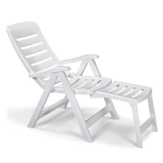 POLTRONA RESINA PIEG.QUINTILLA BIANCA PR.1138 SCAB 1138 ARREDO GIARDINO SCAB         C SCAB