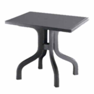 TAVOLO RESINA RIBALTO ANTRACITE   80x 80 1831 SCAB 1831 ARREDO GIARDINO SCAB         C SCAB