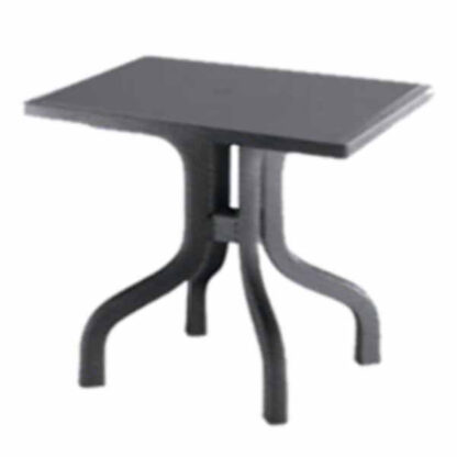 TAVOLO RESINA RIBALTO ANTRACITE   80x 80 1831 SCAB 1831 ARREDO GIARDINO SCAB         C SCAB