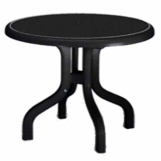 TAVOLO RESINA RIBALTO TONDO ANTRACITE 95 1825 SCAB 1825 ARREDO GIARDINO SCAB         C SCAB