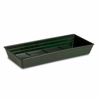 SOTTOVASO CLASSICO RETTANG.VERDE 41x18    STEFANPL 14410 VASI PLASTICA                F STEFANPLAST