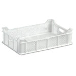 CASSETTA RETTANG. FORATA  l 30 58x39 h 14 STEFANPL 60520 CESTE VARIE                  C STEFANPLAST