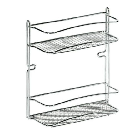 MENSOLA BAGNO CROMO STAR RETT. 2P 25x10 h 27 ARTEX 29.16.72 MENSOLE BAGNO                C ARTEX