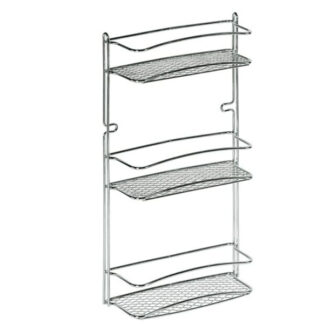MENSOLA BAGNO CROMO STAR RETT. 3P 25x10 h 47 ARTEX 29.16.73 MENSOLE BAGNO                C ARTEX