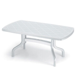 TAVOLO RESINA RIBALTO BIANCO     160x 90 1853 SCAB 1853 ARREDO GIARDINO SCAB         C SCAB