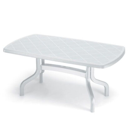 TAVOLO RESINA RIBALTO BIANCO     160x 90 1853 SCAB 1853 ARREDO GIARDINO SCAB         C SCAB