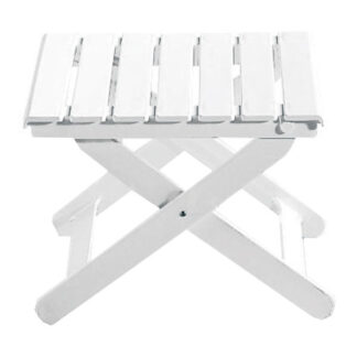 TAVOLINO RESINA CLEO BIANCO       47x 44 1026 SCAB 1026 ARREDO GIARDINO SCAB         C SCAB
