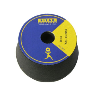 MOLA ABRASIVA 110x90 f.22,2 gr 60 TAZZA      SITAB 2C60BAK MOLE ABRASIVE                F SITAB