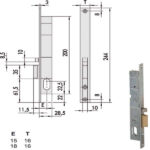 ELETTROSERRATURA INF.MONT. ALL DX  14020-15-1 CISA 14020.15.1 CISA ELETTROSERRATURE INF.   S CISA