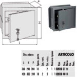 CASSAFORTE CHIAVE 360x240 p.200      82010.31 CISA 82010.31.0 CISA CASSEFORTI              S CISA