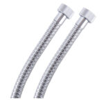 FLESSIBILE DOCCE CROMATO F/F 1/2" 150 DOPPIO DADO 056150Z FLESSIBILI DOCCE             F EURODEMA