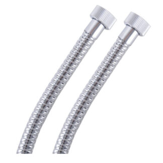 FLESSIBILE DOCCE CROMATO F/F 1/2" 120 DOPPIO DADO 056120Z FLESSIBILI DOCCE             F EURODEMA