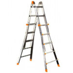 SCALA MULTIUSO ALLUMINIO GR.4+5 GRANDE      GIERRE AL030 SCALE MULTIUSO-TRABATTELLI   F GIERRE