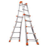 SCALA MULTIUSO ALLUMINIO GR.5+5 GIGANTE     GIERRE AL040 SCALE MULTIUSO-TRABATTELLI   F GIERRE