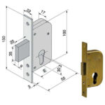 SERRATURA INF.FERRO              063.30.00.0 WELKA 06330000 WELKA SERR.ALL/FERRO INFIL.  S WELKA