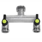 PRESA 2 RUBINETTI 3/4F + 3/4M    OTT 469B AQUATECH 469B RACCORDI GIARDINAGGIO        F AQUATECH