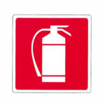 CARTELLO ESTINTORE                20x 20 ALLUMINIO CIV.A01.110 SEGNALETICA                  F MACHIERALDO