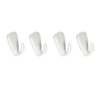 GANCIO PLASTICA PICCOLO Pz 4 cm 2x3 PRESTO TESCOMA 420836 GANCI CASA                   C TESCOMA