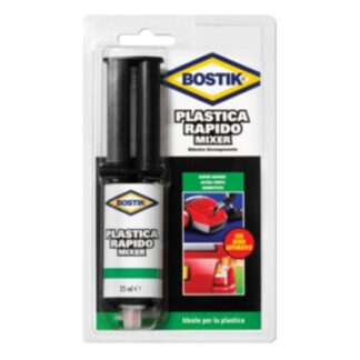 ADESIVO BICOMPONENTE PLASTICA RAPIDO MIXER  BOSTIK 7000137 BOSTIK                       F BOSTIK