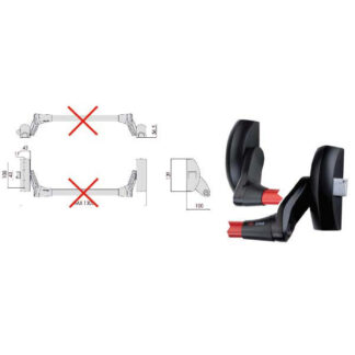 MANIGLIONE FAST LATERALE           59001-10-0 CISA 59001.10.0 CISA ANTIPANICO              S CISA