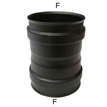 MANICOTTO INOX  8 FF         NERO PELLET 300 MARAL NPMC05-080FF TUBI PELLET                  F MARAL